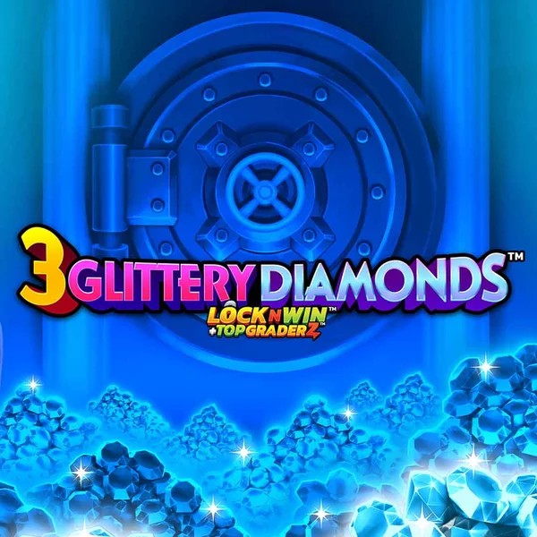 3 Glittery Diamonds by PearFiction Studios, showcased at winzcasinoo.com – game logo