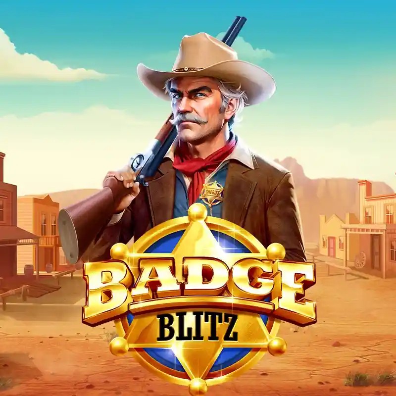Badge Blitz game by Pragmatic Play – logo hosted on Winz Casino