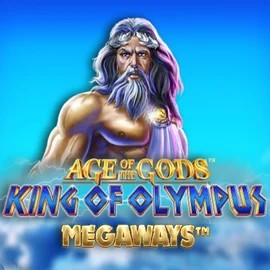 Age Of The Gods: King of Olympus Megaways logo – Slots by Origins at Winz Casino
