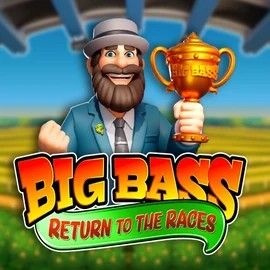 Big Bass Return to the Races slot logo by Pragmatic Play at Winz Casino