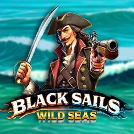 Black Sails Wild Seas slot logo by Infinity Dragon Studios at Winz Casino