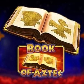 Book of Aztec online game logo by Amatic Industries on winzcasinoo.com