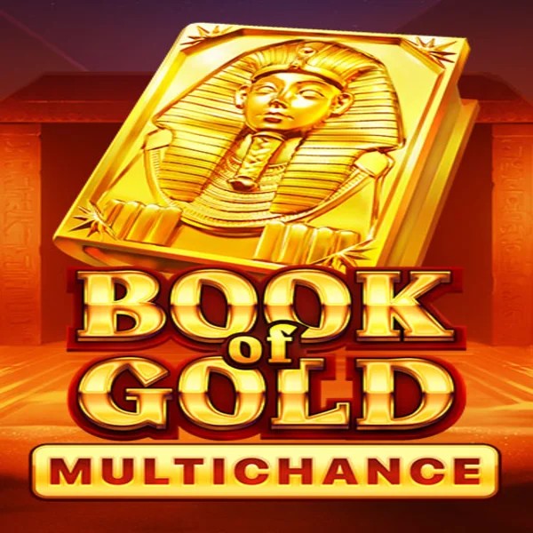 Book of Gold Multichance slot icon by Playson, available at Winz Casino