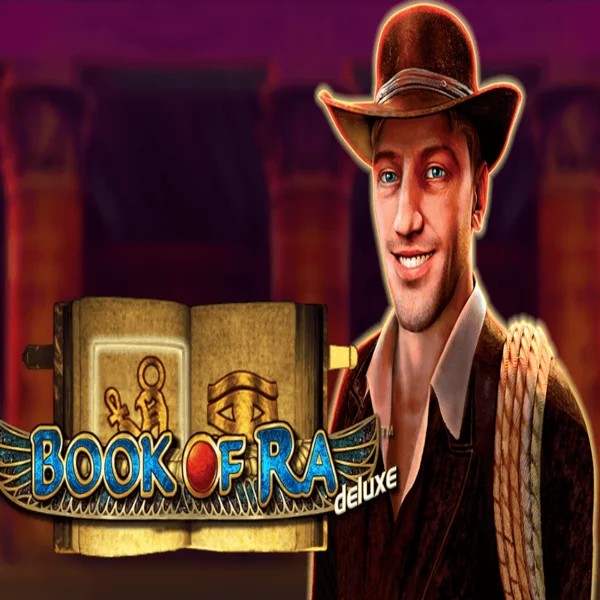 Book of Ra Deluxe logo by Novomatic Winz Casino