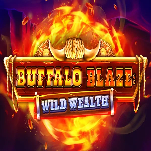 Buffalo Blaze Wild Wealth online game logo by OctoPlay on winzcasinoo.com