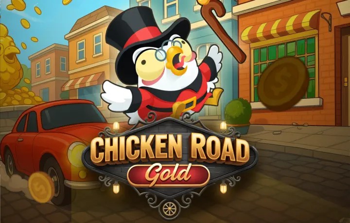 Chicken Road Gold logo by InOut at Winz Casino