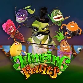 Jumping Fruits logo by Wazdan Winz Casino
