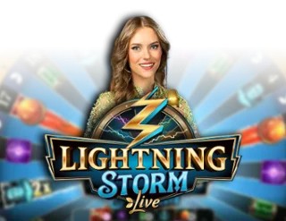 Lightning Storm logo – Live Casino by Evolution at Winz Casino