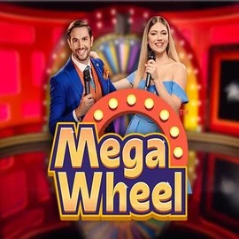 Mega Wheel slot logo by Pragmatic Play at Winz Casino