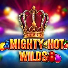 Mighty Hot Wilds slot logo by Inspired Gaming at Winz Casino
