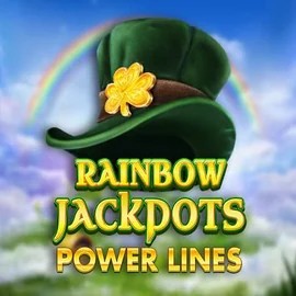Rainbow Jackpots Power Lines slot visual from Red Tiger Gaming available on winzcasinoo.com