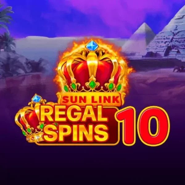 Regal Spins 10 game by PatePlay – logo hosted on Winz Casino