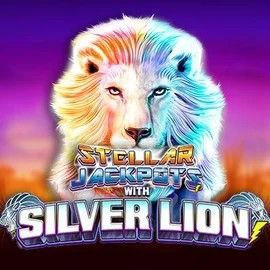 Stellar Jackpots with Silver Lion casino game by Lightning Box Game – featured logo at Winz Casino